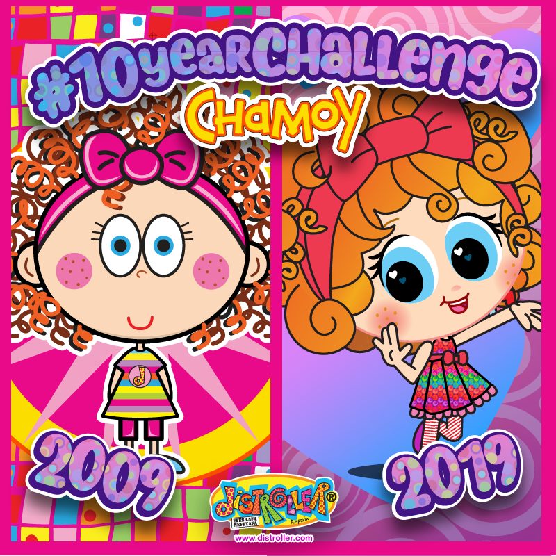 Evolución de Chamoy entre 2009 y 2019.