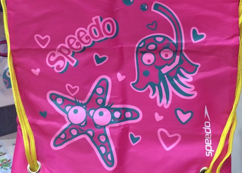 Tula de natación marca Speedo, color rosa
